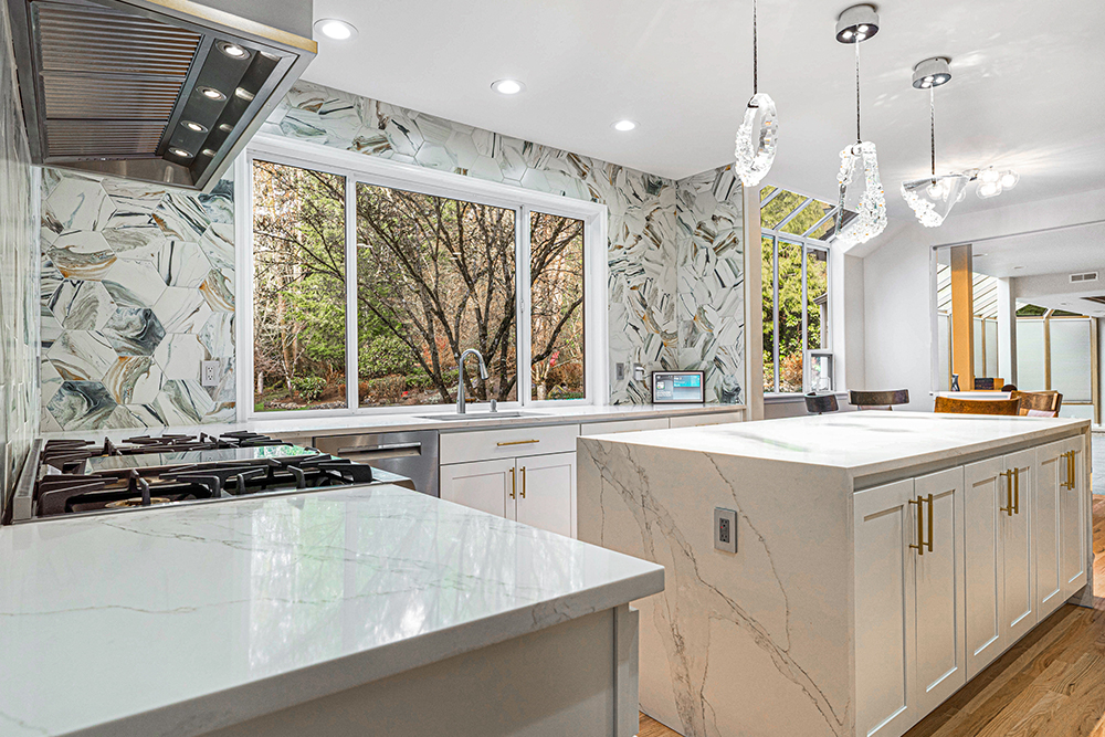 fancy kitchen sink wall